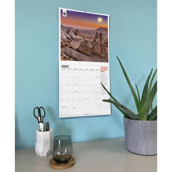 WWF, Fragile Earth Calendar 2027, Wall Calendars, Month To View, Natural World, Gift