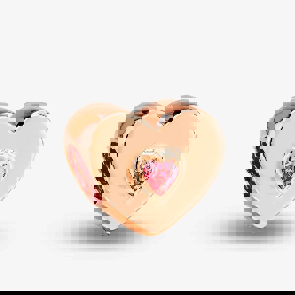 Rosa Lea Pink Heart Charm AM-2THB005706-Pink