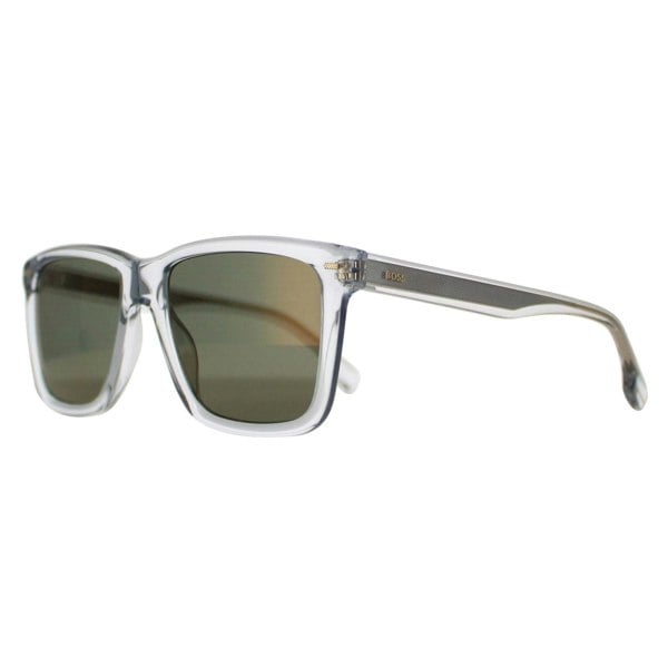 Hugo Boss Sunglasses BOSS 1317/S KB7 CW Transparent Grey Green Gold Mirror