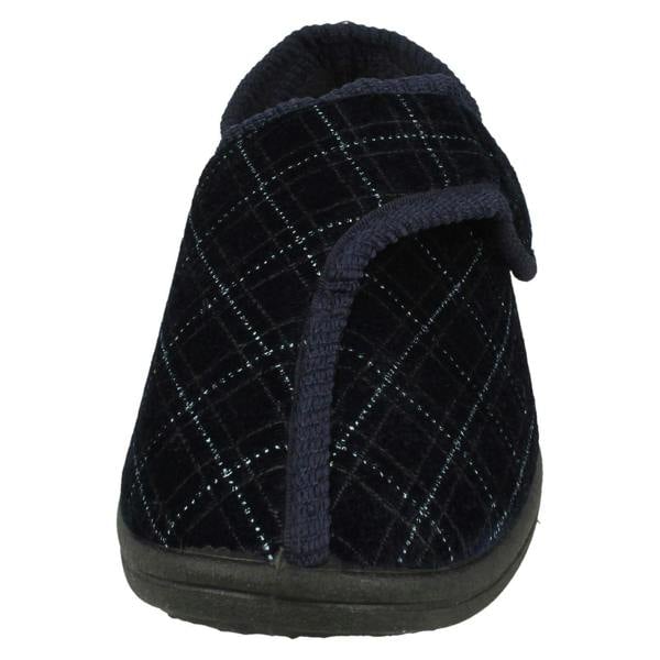Spot On Mens Spot On Hook & Loop Slippers MVSN