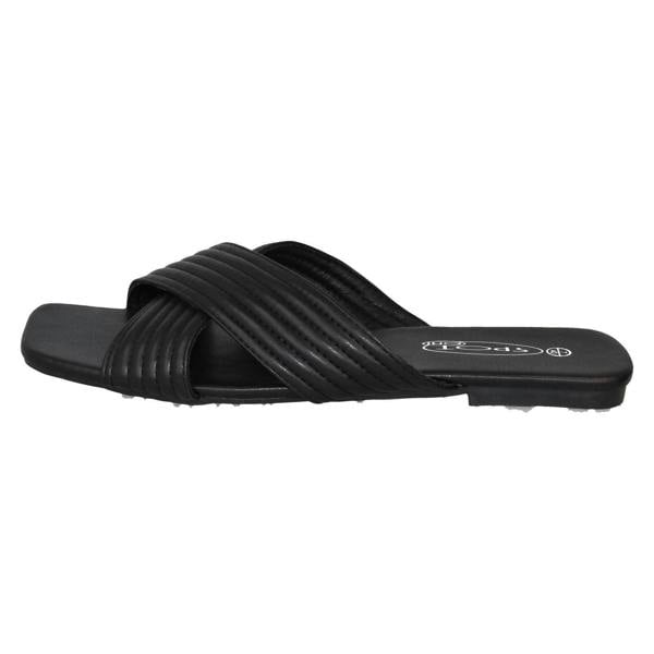 Spot On Ladies Spot On Flat Wide Fit Sandals F00400