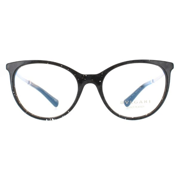 Bvlgari Glasses Frames 4149KB 5412 Black Gold 52mm Womens
