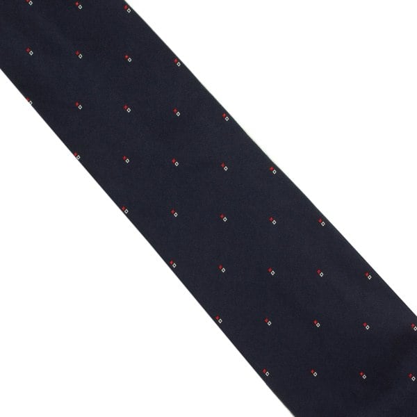 Dunhill woven silk tie in a mini neats pattern