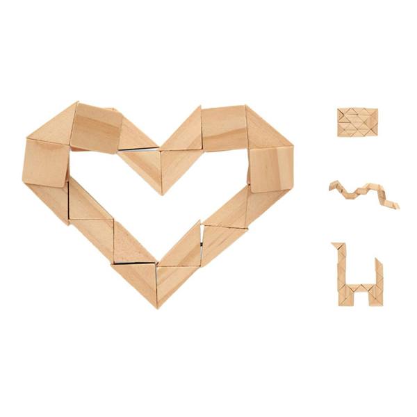 MidOcean Stukie Wooden Puzzle (Pack of 24) - Wood - 
