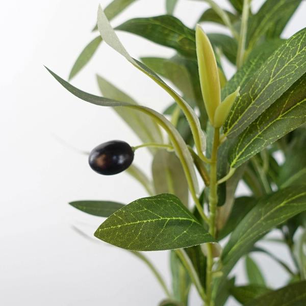Artificial Olive Tree Faux Silk Lifelike Leaves 180cm - Evergreenery