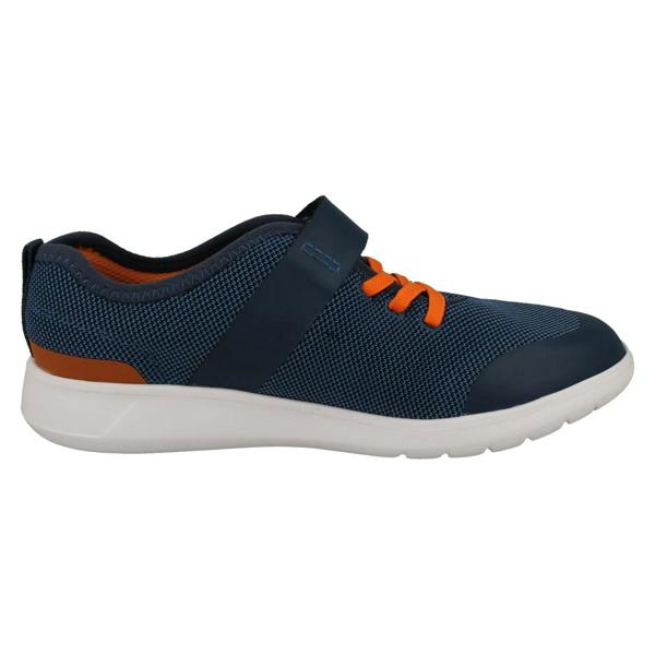 Clarks Boys Clarks Breathable Lightweight Trainers Scape Trace