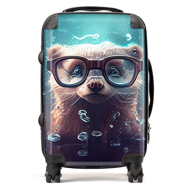 Warren Reed Ferret Splashart Water Suitcase