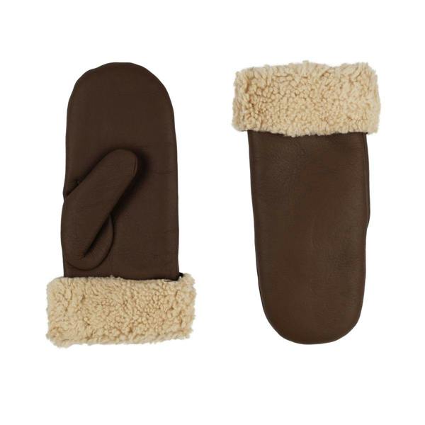  Iris Mittens Dark Brown
