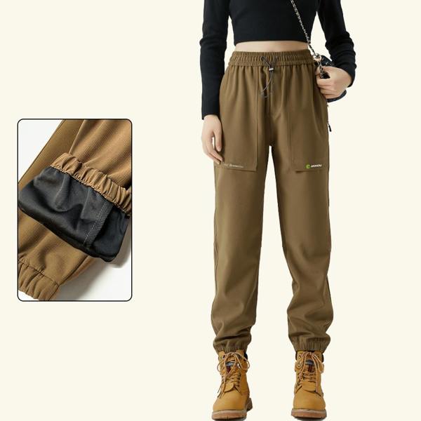 Anniou Women Outdoor Hiking Pants - Regular-Brown