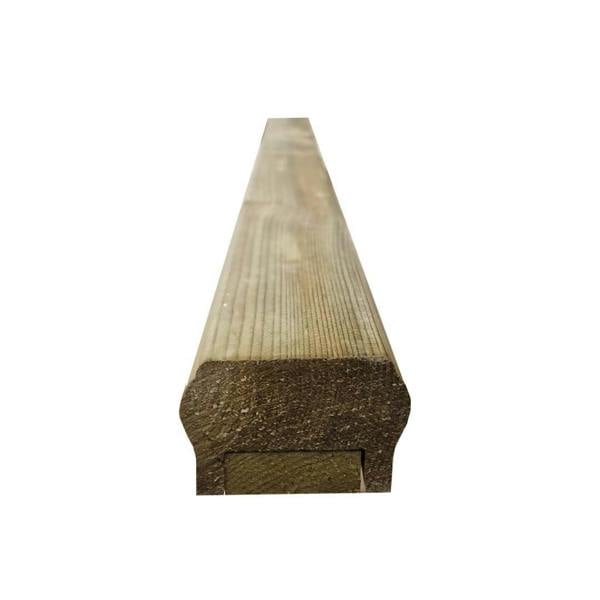 Snowdon Timber Treated Decking Handrail/Baserail (T) 45mm (W) 70mm (L) 2.39m