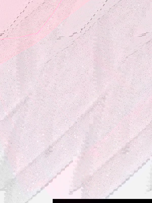 Balmain Girls Pleated Hem Skirt in Pink