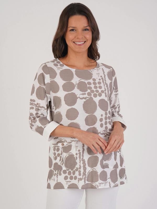 VIZ-A-VIZ Polka Dot Tunic