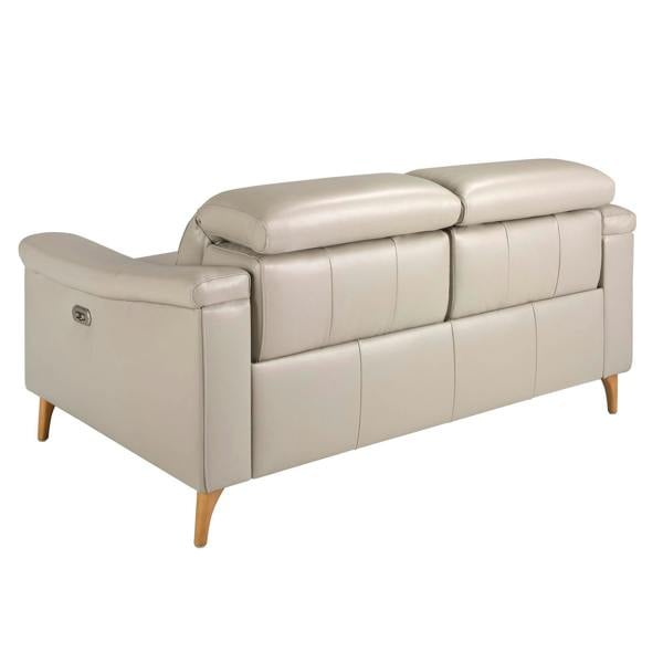 Angel Cerdá Relax sofa in taupe grey leather 6189/6190