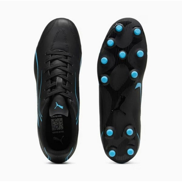 Puma Childrens/Kids Vitoria Football Boots - Black/Luminous Blue