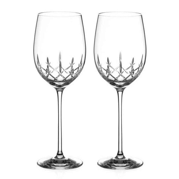 Diamante Classic Crystal Red Wine Glasses - Set of 2