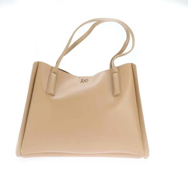 DKNY Josie Polyurethane Tote Bag - Brown - 