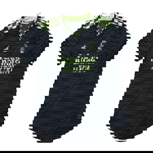 Adidas Womens/Ladies 2022/23 Real Madrid CF Third Jersey - Black/Green