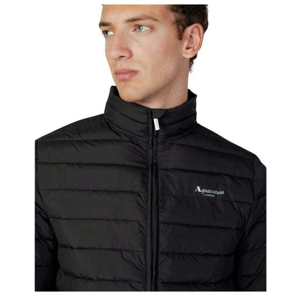Aquascutum Mens Active Mock Neck Jacket - Black - 