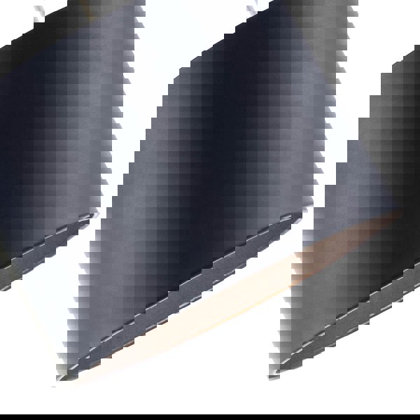 Classic Navy Blue Faux Leather Lamp Shade with Inner Cotton Lining Image 3