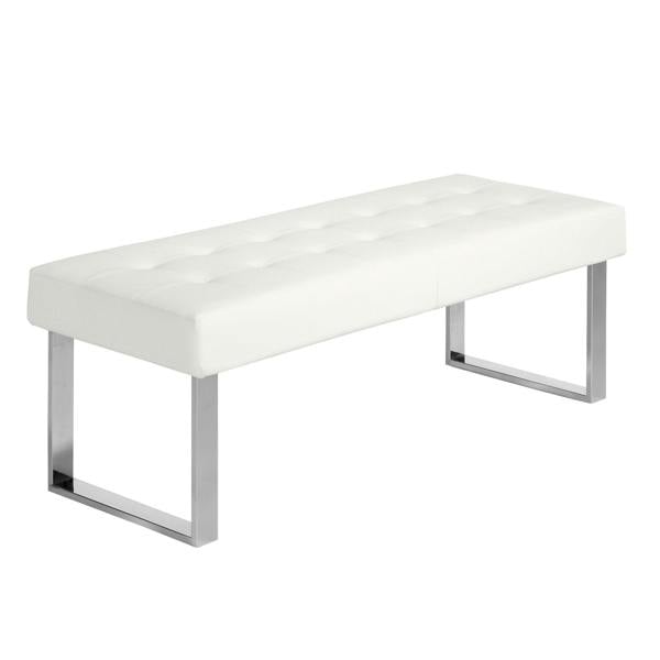 Angel Cerdá White Leatherette Bench 5000