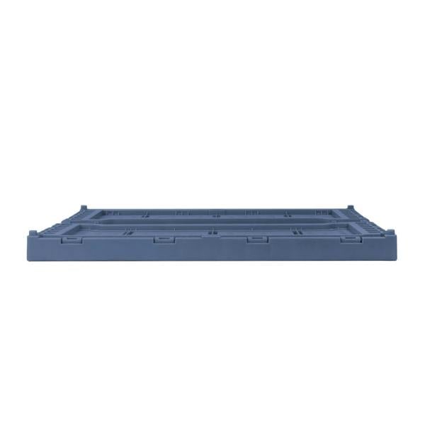 JVL STACKIT - Plastic Foldable Storage Crate - 14.5L - Blue