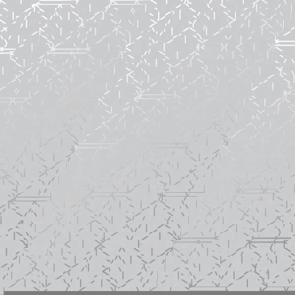 World Of Wallpaper Metro Prism Wallpaper - Grey/Silver