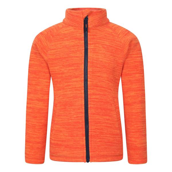Mountain Warehouse Childrens/Kids Snowdonia Fleece Jacket - Orange - 