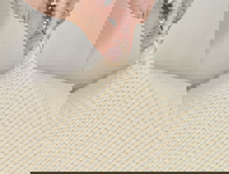 Anyhouz Anyseat Sofa Cover Beige Polyester Thick Stretchable Cushion For Living Room 1Pc Enlarge Size 160-185cmx85-105cm