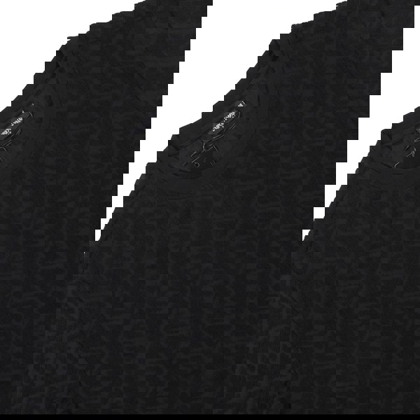 Emporio Armani Beach Woven All Over Eagle T-Shirt Black