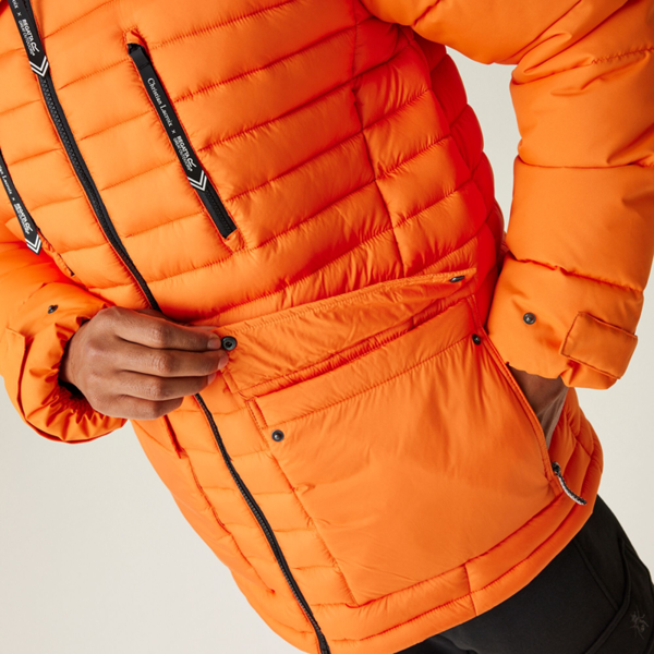 Regatta Mens Christian Lacroix Congenies Short Padded Jacket - Carrot