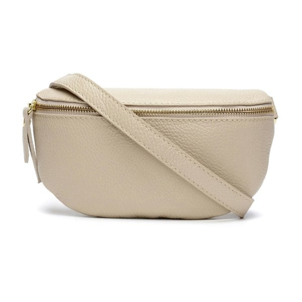 Elie Beaumont Sling Bag - Stone with Aztec Strap
