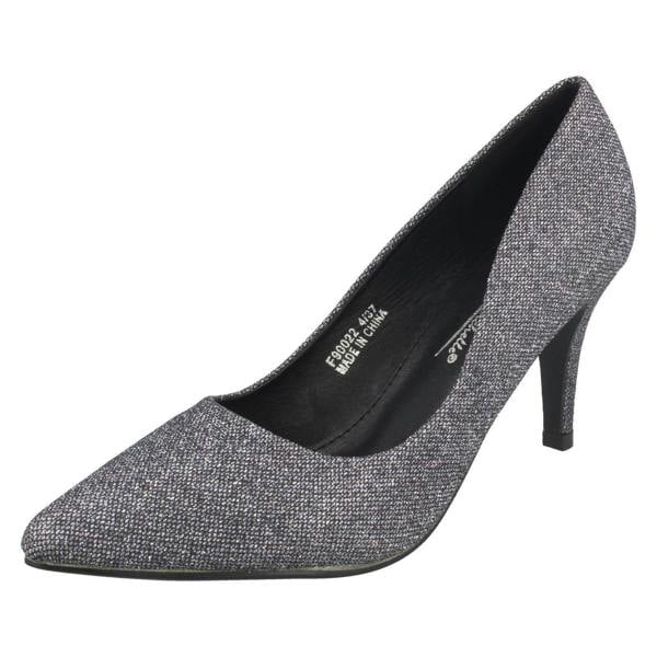 Anne Michelle Ladies Anne Michelle Mid Heel Court Shoes