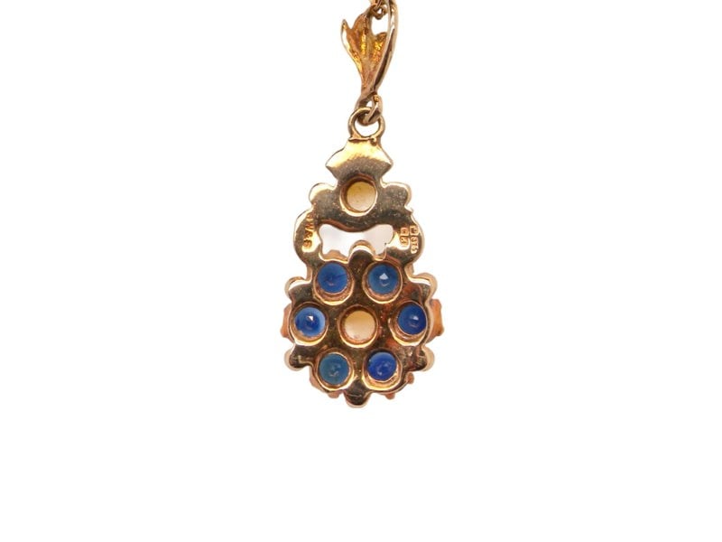 Vintage Tom A vintage Sapphire and Pearl pendant