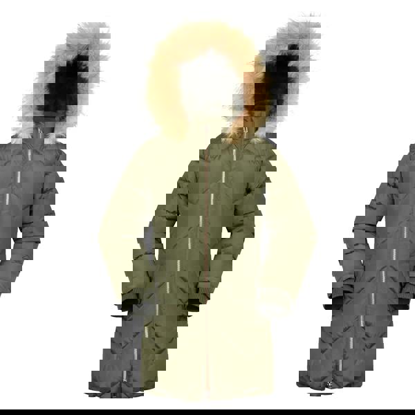 Mountain Warehouse Childrens/Kids Galaxy Water Resistant Padded Jacket - Dark Khaki - 