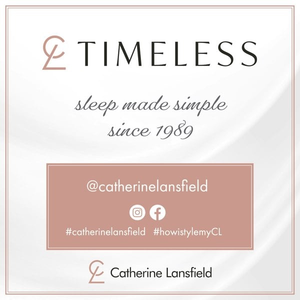 Catherine Lansfield Bow Fitted Sheet White / Pink