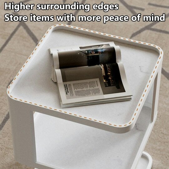 Havendro 3-Tier Geometric Creative Display Side Table Bedside Cabinet Space-Saving Design