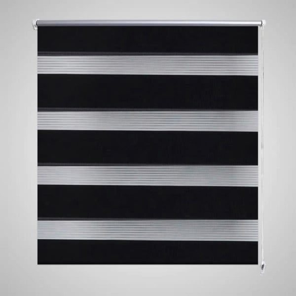 Berkfield Zebra Blind 40 x 100 cm Black