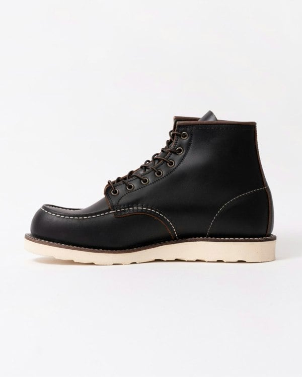 Red Wing 6 Inch Moc Toe Mens Boot - Black Prairie