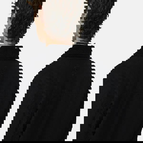 Good For Nothing  Black Washed Worker Jacket - Black Image 5