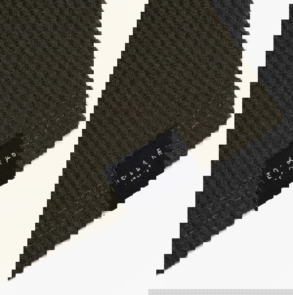 Ted Baker Ted Baker WAFFLE LONG SLEEVE SHIRT & JOGGER SET Mens Loungewear Khaki