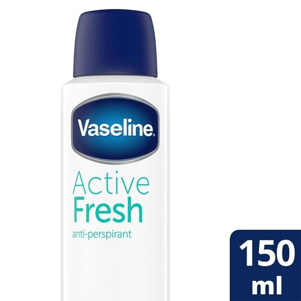 Vaseline ProDerma Active Fresh Antiperspirant Deodorant Spray 150ml, 3 Pack