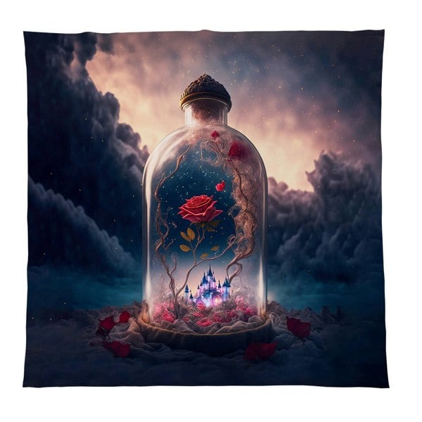 BritishmadeGifts Beasts Heart Luxury Fleece Throw - Large Size 150cm x 150cm