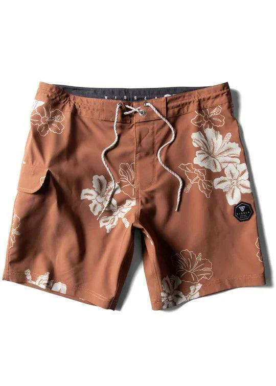 Vissla Byebiscus Boardshort - Terracotta - 32