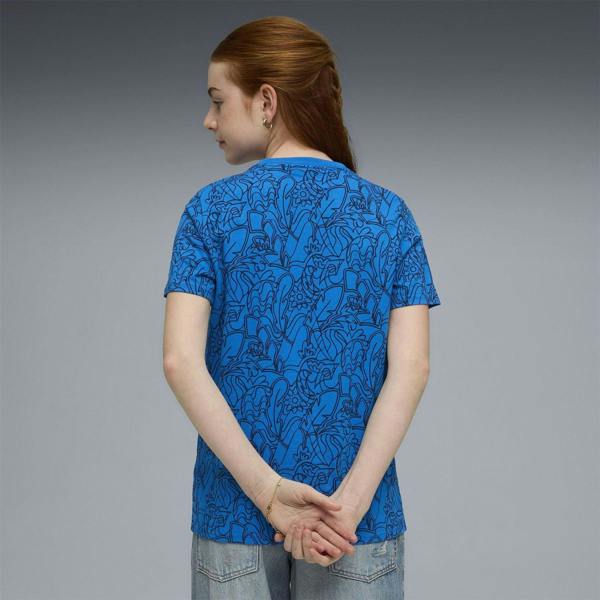 Puma Childrens/Kids Neymar Printed Regular T-Shirt - Blue - 