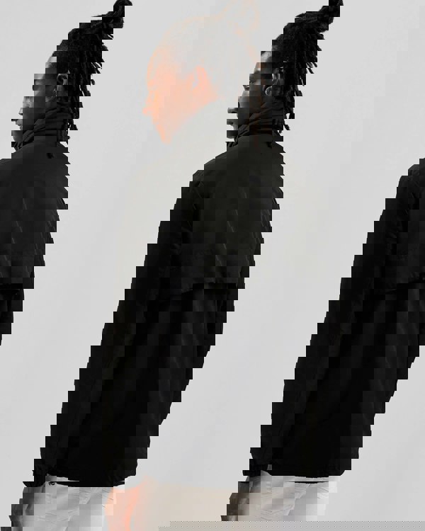 Ted Baker Basham Mens Nylon Sateen Hooded Jacket - Black - CHO - Designer Mens Jackets