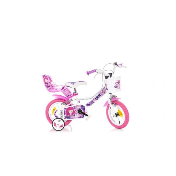 Dino Bikes Dino Fairy 12" Kids Bike - White