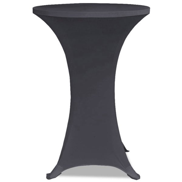 Berkfield Stretch Table Cover 4 pcs 70 cm Anthracite