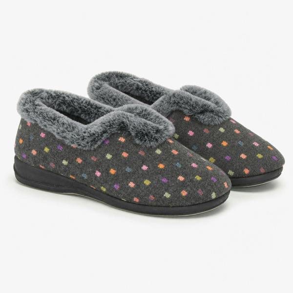 Sleepers NANCY Full Slippers Slippers   in  Grey