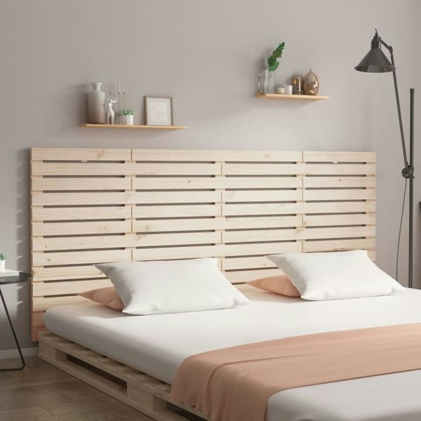 Berkfield Wall Headboard 186x3x91.5 cm Solid Wood Pine