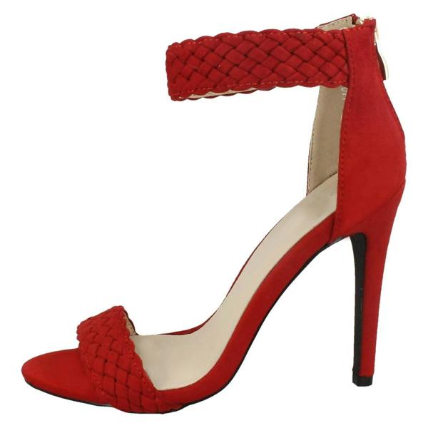 Anne Michelle Ladies Anne Michelle Braided Ankle Strap Sandals